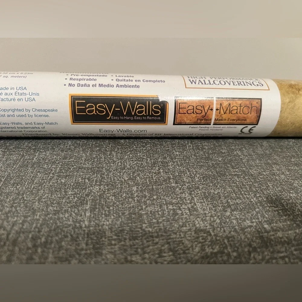 EASY WALLS Elegant Brown Wallpaper Roll/size 27x9yd